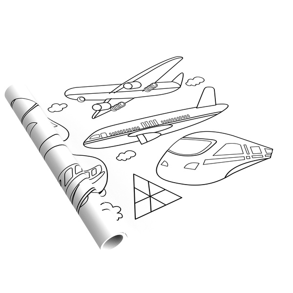 Mieredu, Gigantyczna Kolorowanka W Rolce Pojazdy