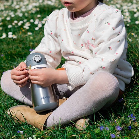 Beaba Bidon Termiczny 350 ml Mineral Grey 18m+