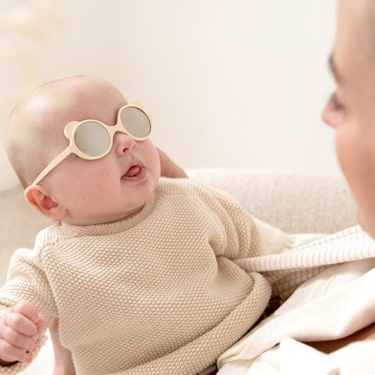 Ki ET LA Okulary Ours'on 0-1 Cream - Ochrona UV400