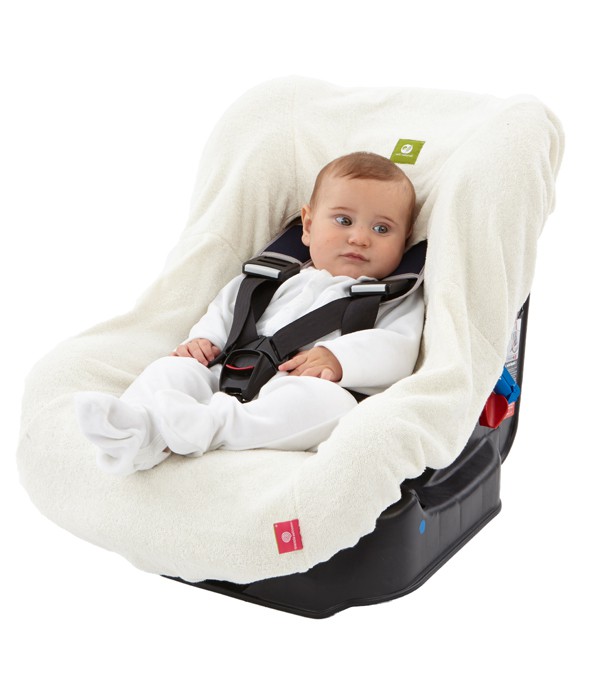 Pokrowiec Frotte Nati Naturali Kremowy na Fotelik Samochodowy