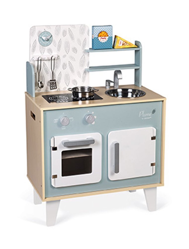 Janod, Kuchnia drewniana duża z akcesoriami Plume