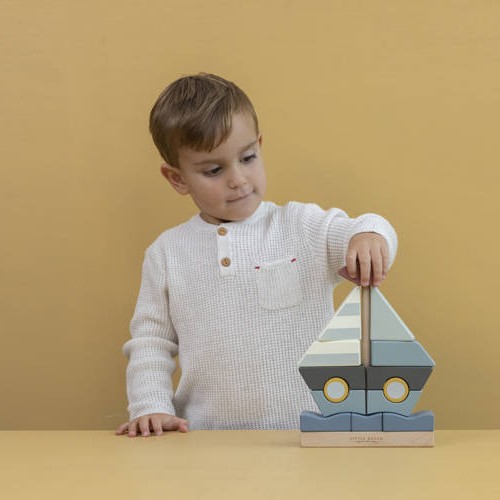 Little Dutch Łódeczka do układania 14el 1+