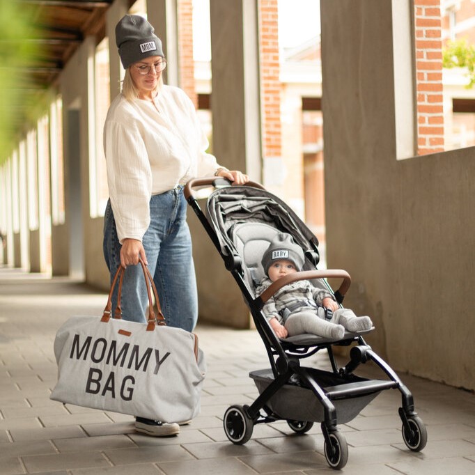 Childhome Torba Mommy Bag Canvas Szara - Praktyczna dla Mamy