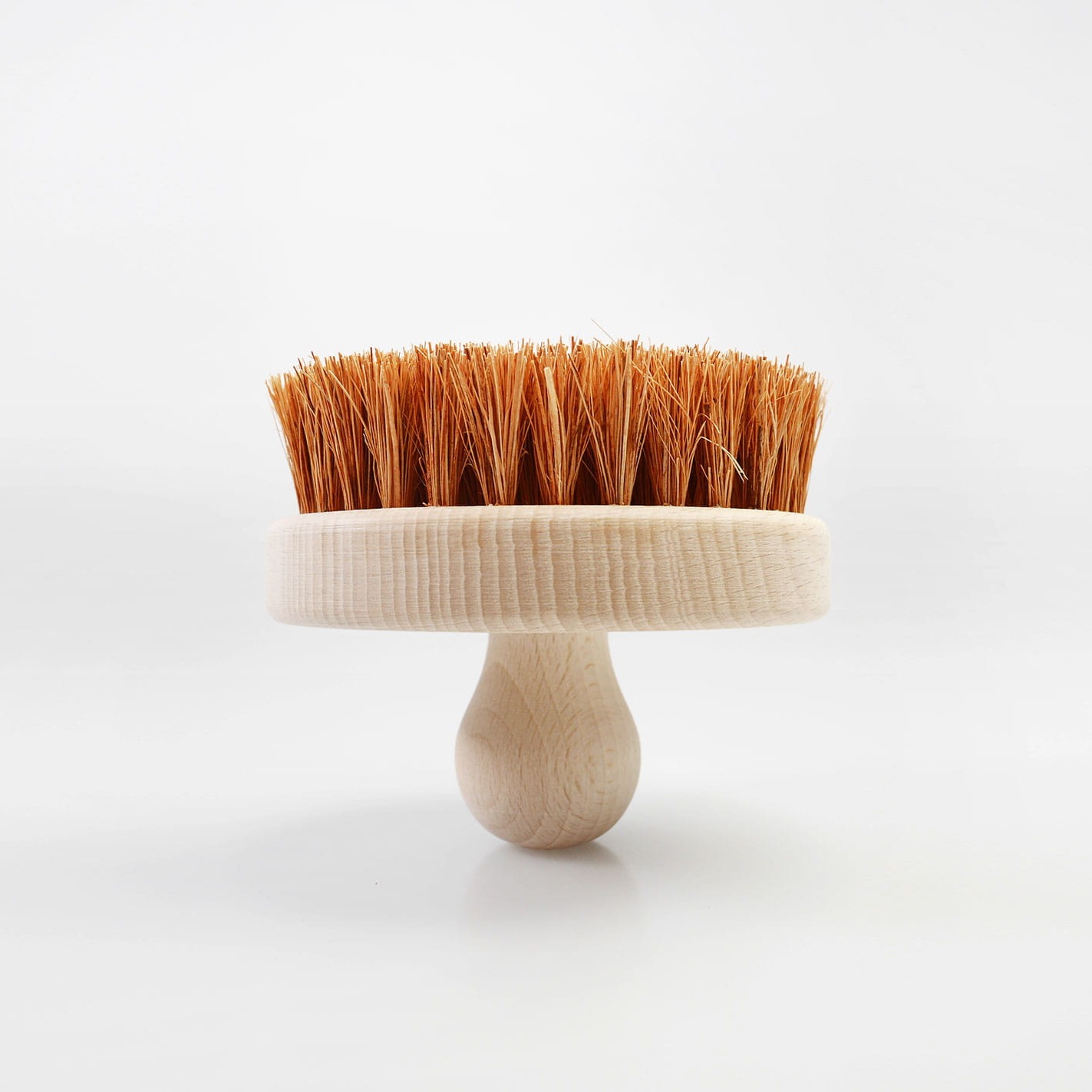 Lullalove, Ostra, okrągła szczotka do szczotkowania ciała - kokos