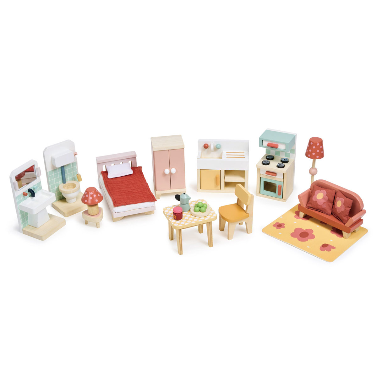 Tender Leaf Toys Domek dla lalek Foxtail Villa z wyposażeniem 3+