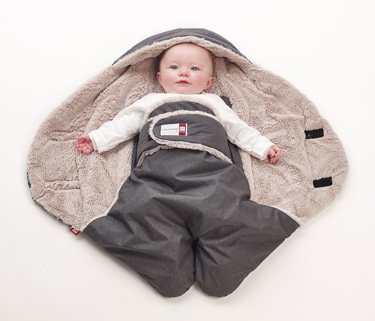 Red Castle Otulacz Rożek Babynomade Tenderness 0-6m Heather Grey
