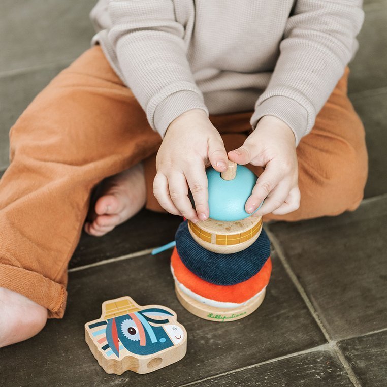 Lilliputiens Piramida Drewniana Osiołek Ignacy 1+