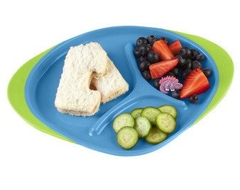 B.Box Trójdzielny talerzyk Strawberry Shake 6m+