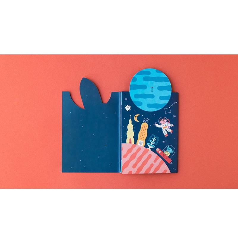 Londji Naklejki Wielorazowe Kosmos 150 el 3+