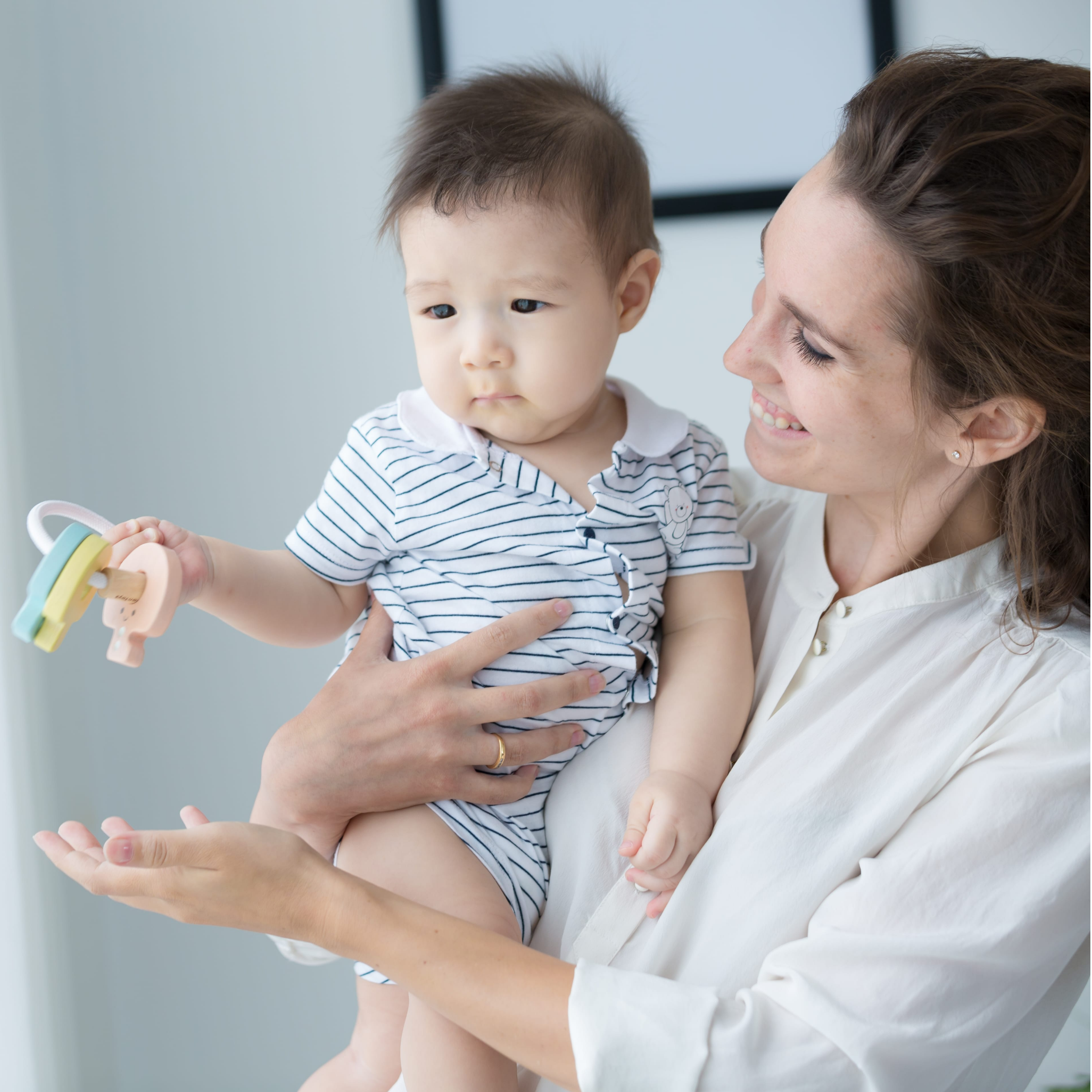 Plan Toys Grzechotka Klucze Pastelowa 0+