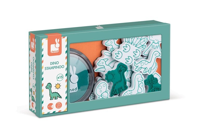 Janod Stempelki Dinozaury Zestaw Kreatywny 3+