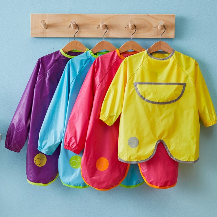 B.box Fartuszek wodoodporny z rękawami 2-4 lata Lemon Sherbert