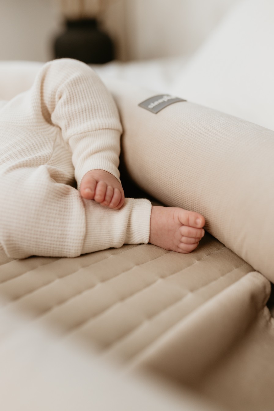 Sleepee Gniazdko Niemowlęce Modularne 2w1Odpinane Boki Różowe