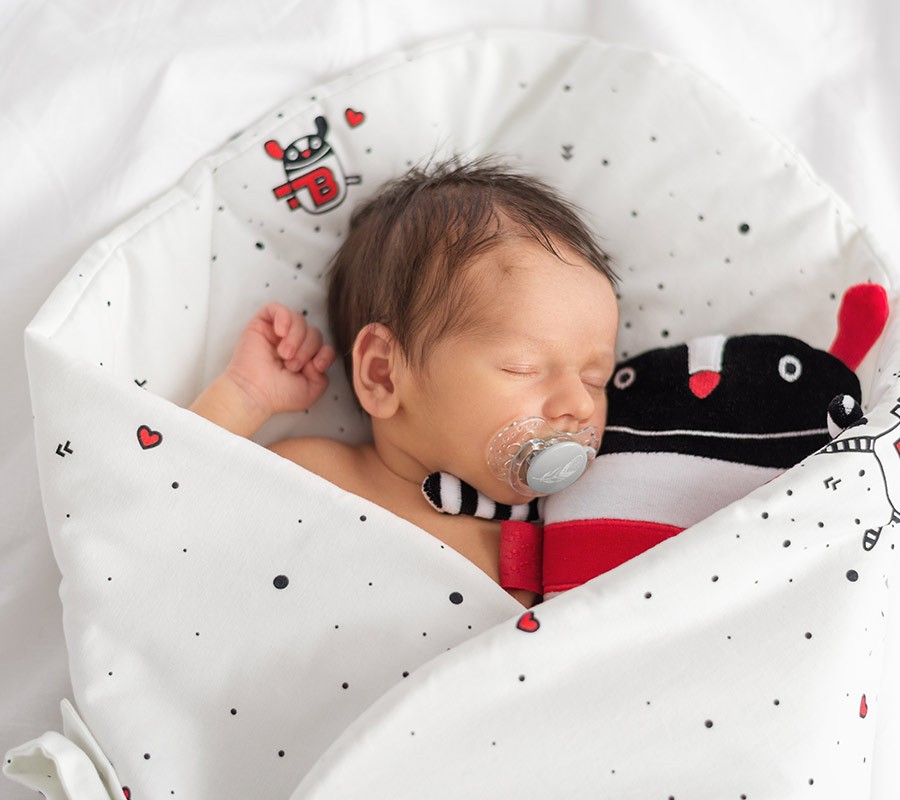 LULLALOVE Rożek niemowlęcy MRB - Mata do zabawy 0+ | Lullalove