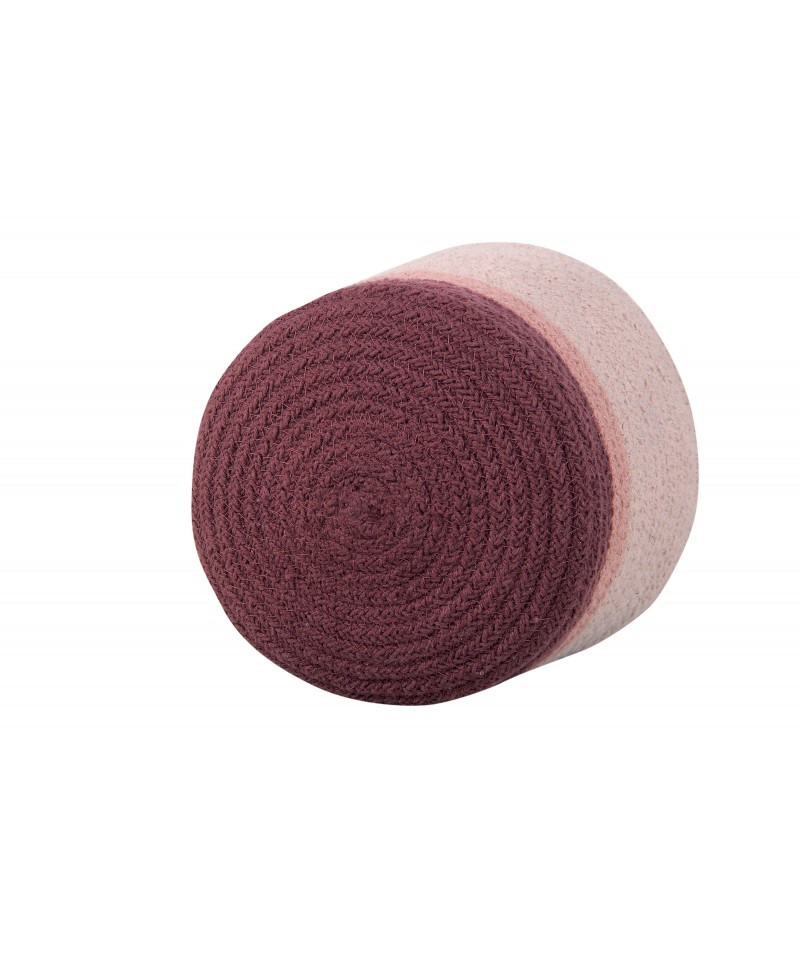 Lorena Canals Kosz Basket Mini Tricolor Vintage Nude 15x15cm