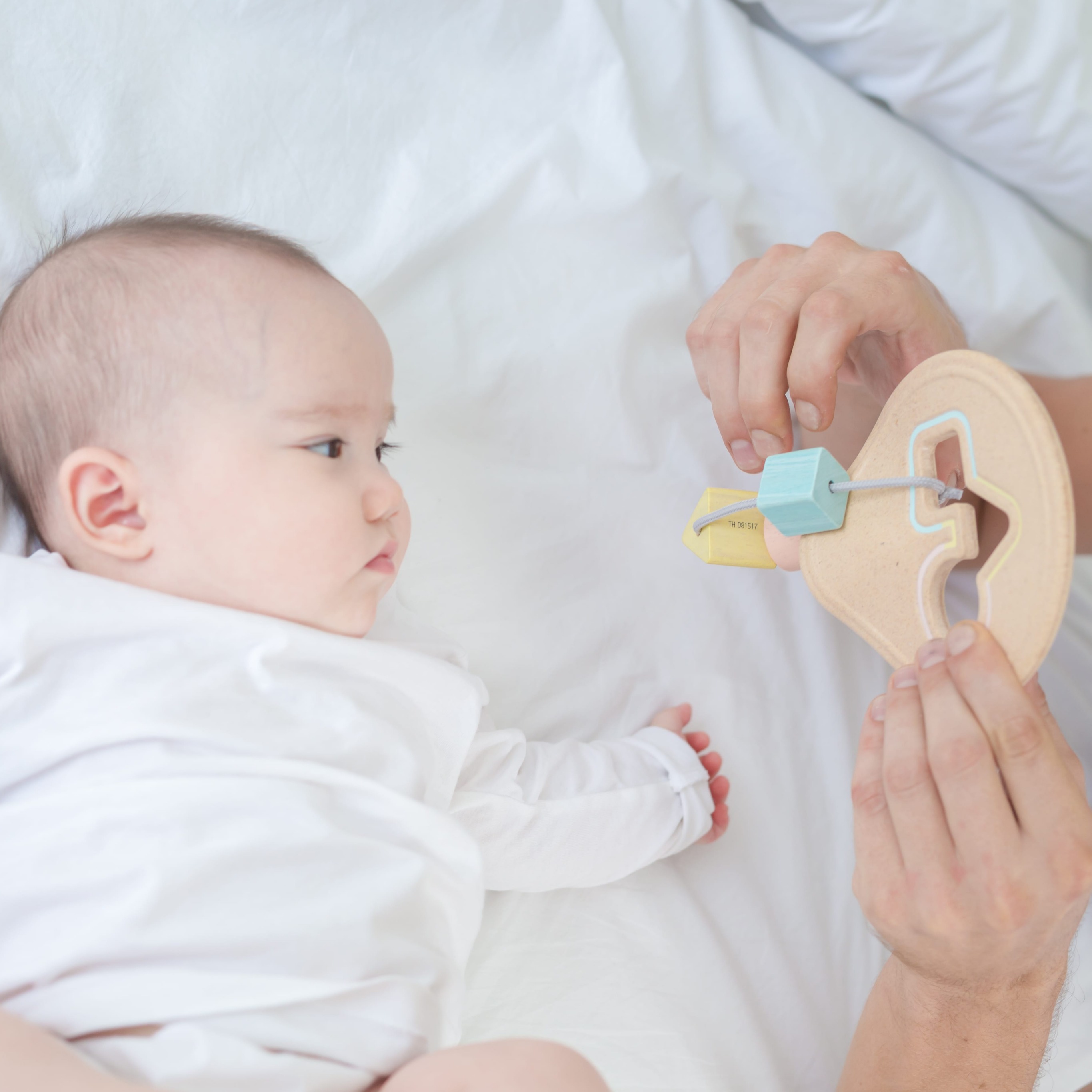 Plan Toys Pastelowy pierwszy sorter 12m+