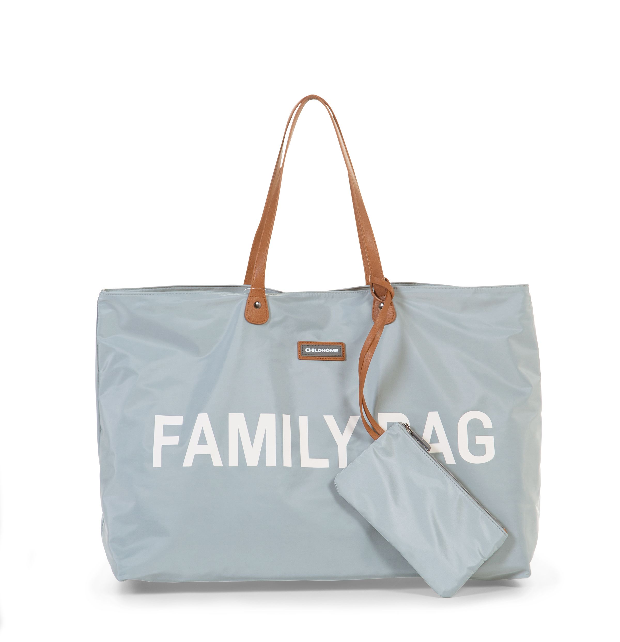 Childhome Torba Family Bag Szara - Duża, Praktyczna, dla Mamy 0+