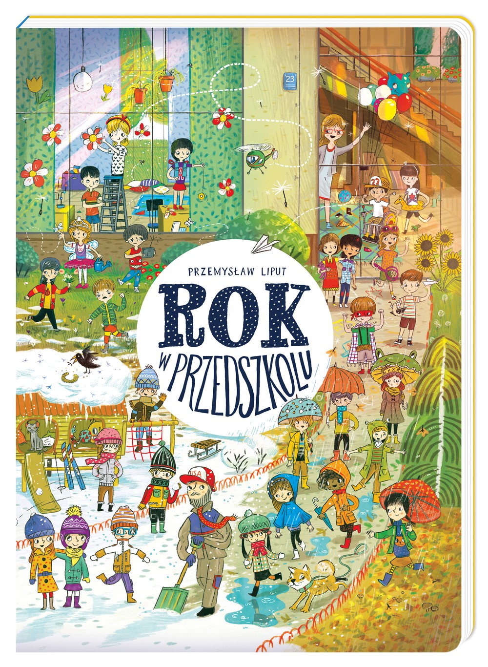 Nasza Księgarnia Rok w przedszkolu Książeczka Edukacyjna 2+