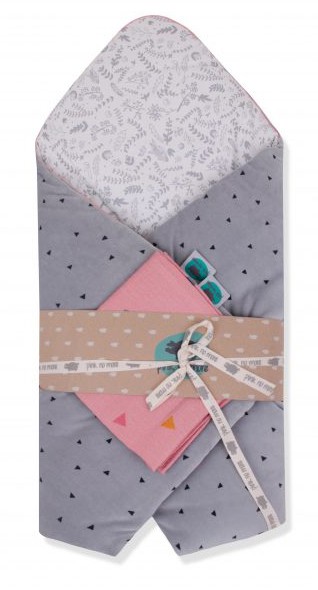 Rożek niemowlęcy BOTANIC - Pink no more - 0+