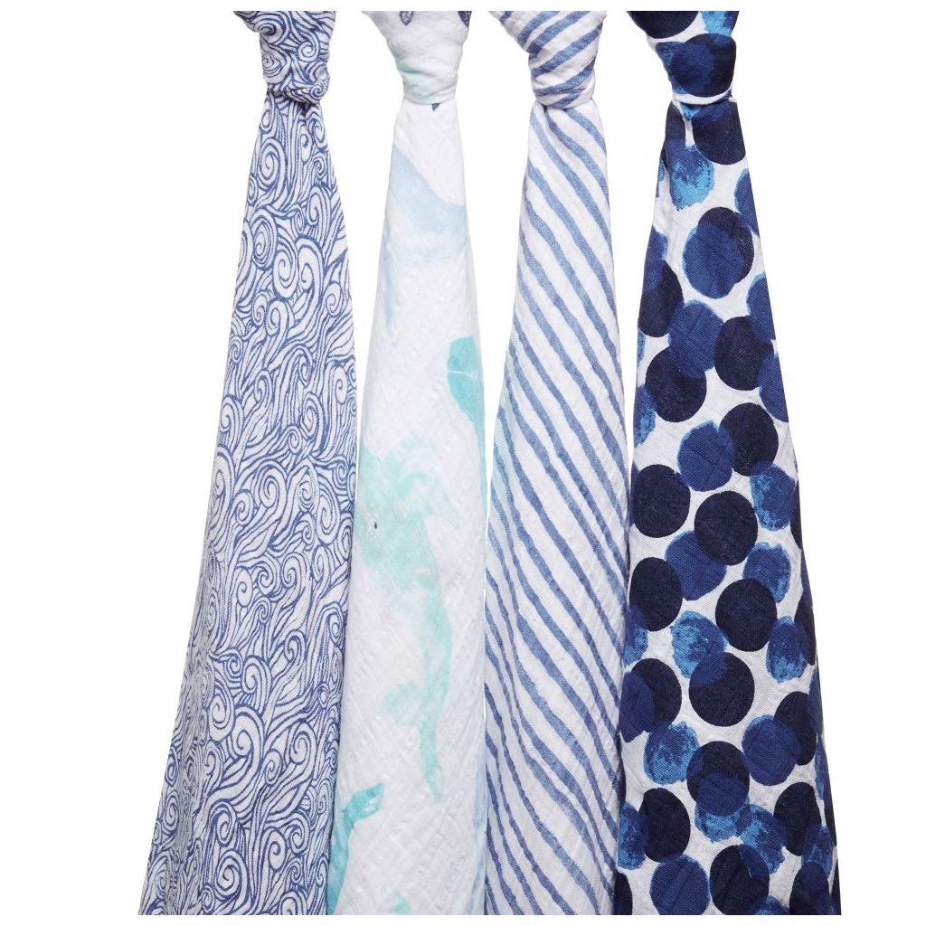 Aden & Anais, Otulacz muślinowy seafaring 4szt