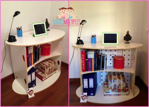 Kołyska Drewniana So-ro Twin White 0-6m dla bliźniąt