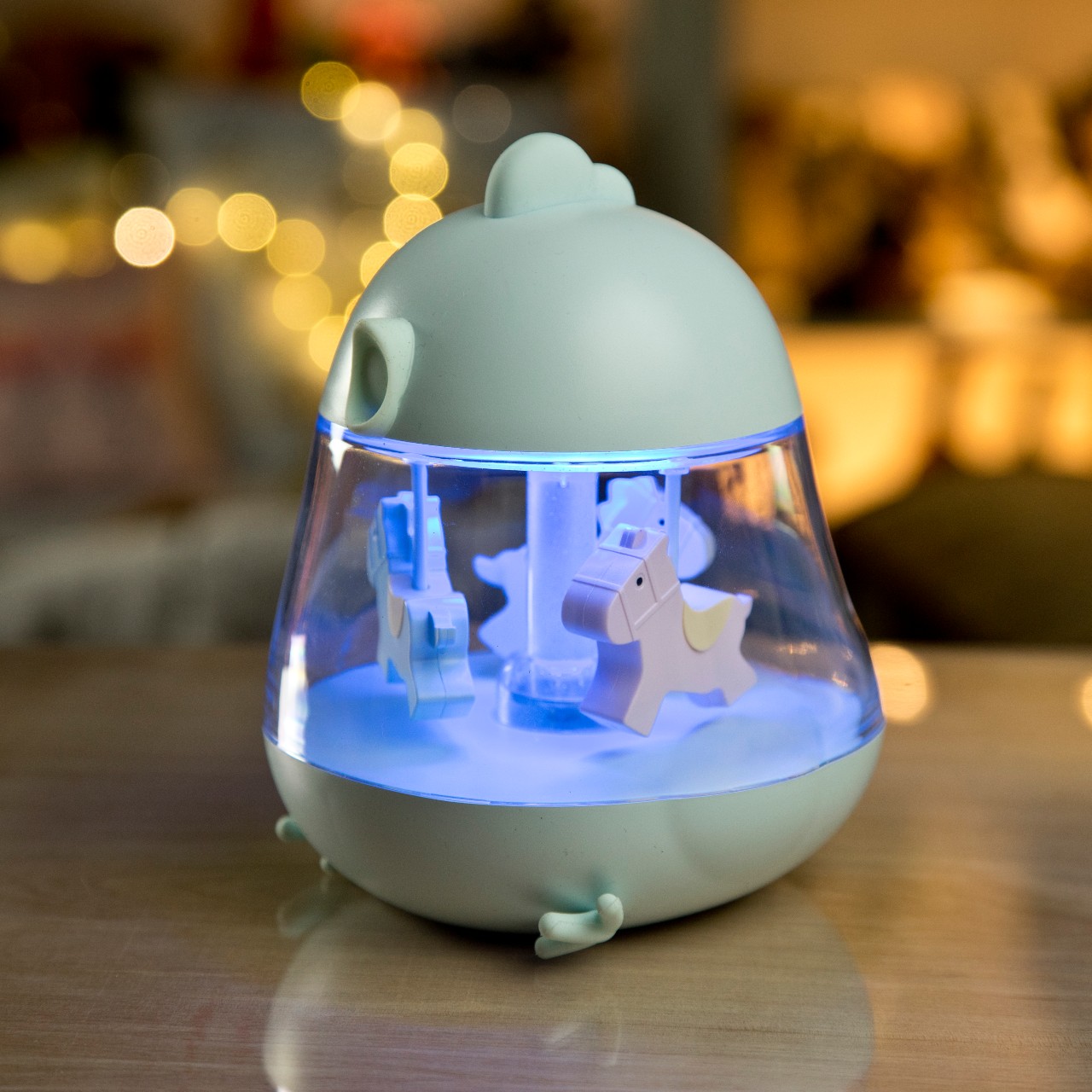 Rabbit&Friends Lampka z pozytywką kurczak niebieska 0+