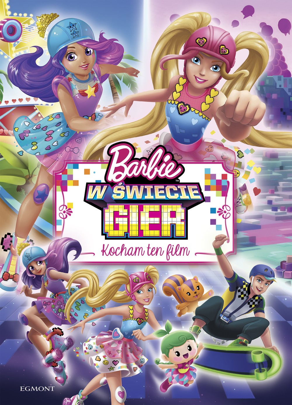 Barbie w świecie gier - Książka z naklejkami 4+