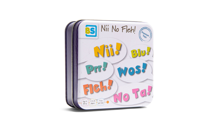 BS Toys Gra Karciana Nii No Fleh - Nauka Słów 6+
