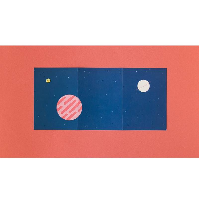 Londji Naklejki Wielorazowe Kosmos 150 el 3+