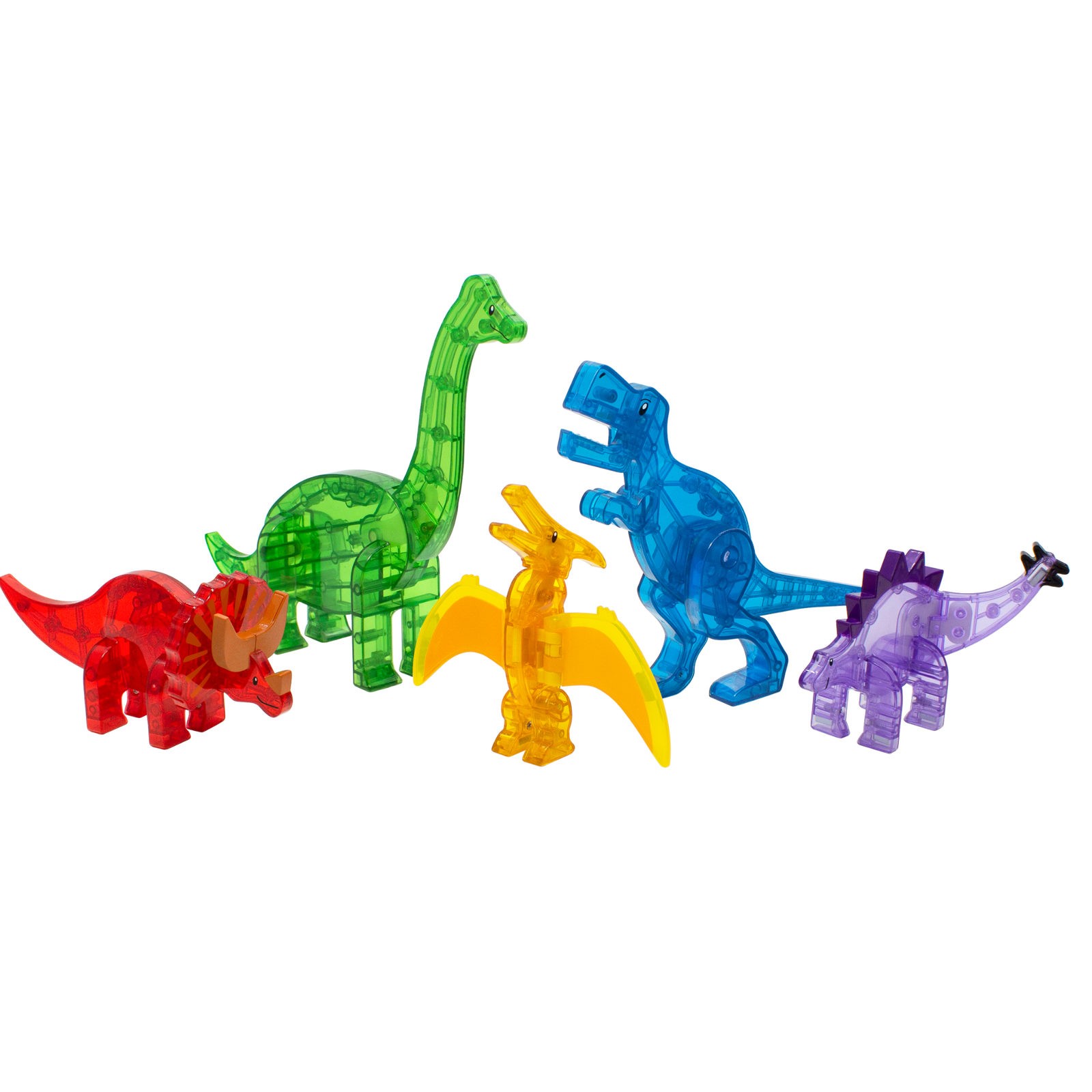 Magna-Tiles Klocki Magnetyczne Dino 5el 3+
