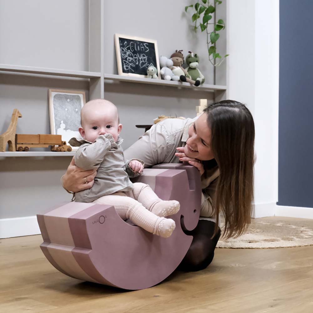 Słoń zabawka sensoryczna L Vintage Rose | bObles