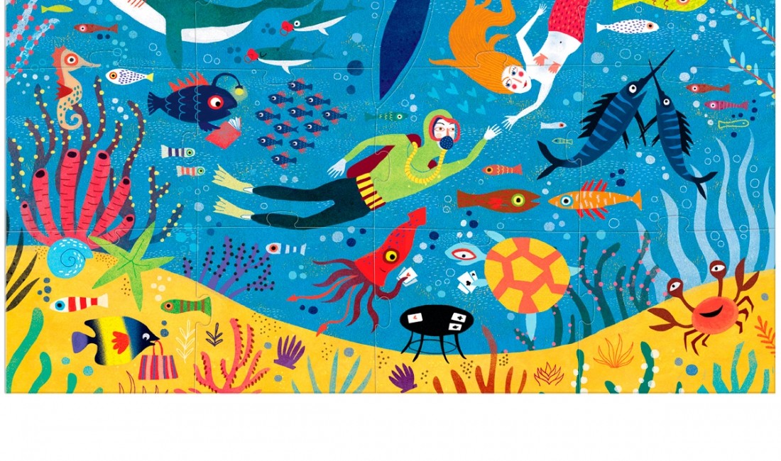 Londji Puzzle Moje Wielkie Niebieskie 1000 elementów | Fabryka Wafelków