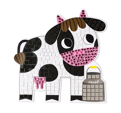 Janod Zestaw Artystyczny Mozaika Dzień na Farmie 4+