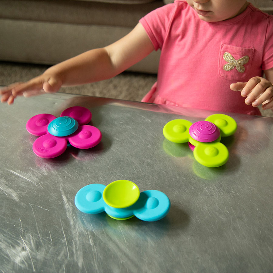 Fat Brain Toy Wirujące Przyssawki Whirly Squigz 6m+