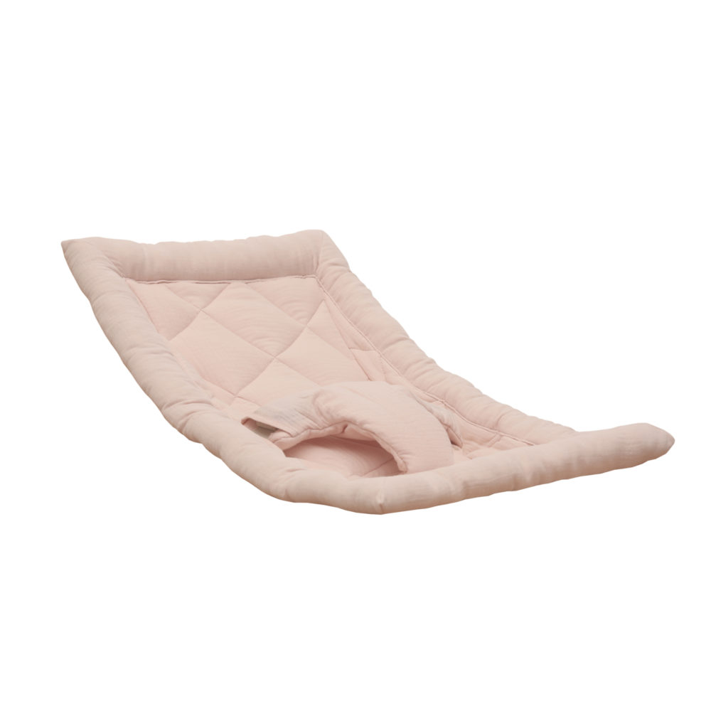 Charlie Crane Leżaczek Levo Orzech Organic Nude Pink 0+