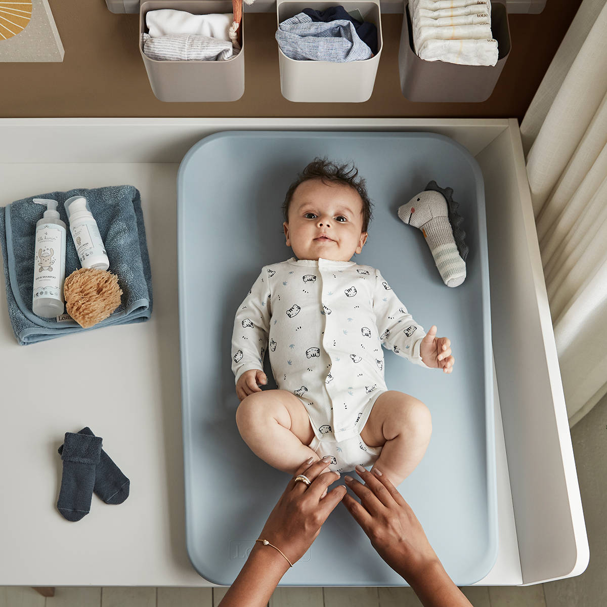 Leander Matty Przewijak Piankowy Niebieski | 0+