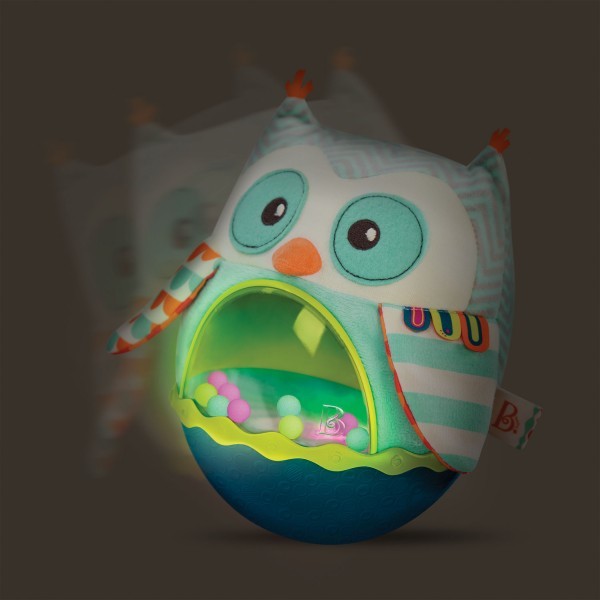 Btoys Sowa kiwajka muzyka światło 6m+