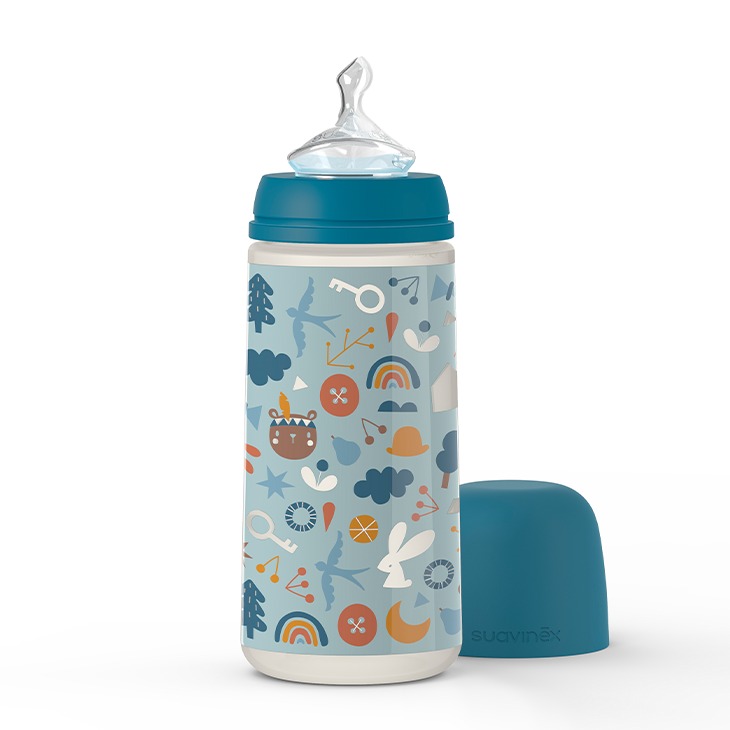 Suavinex Butelka SX PRO Forest 270ml niebieska 3+