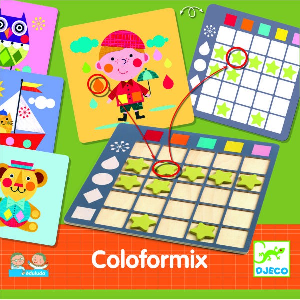 Djeco Eduludo COLOFORMIX Gra Edukacyjna 3+
