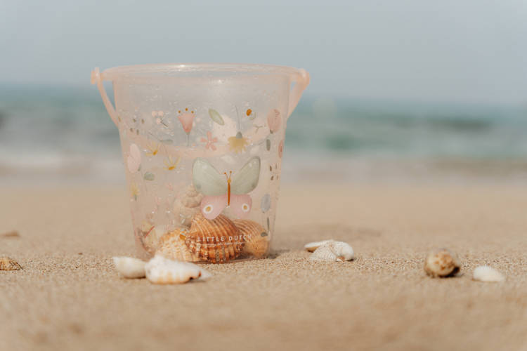 Little Dutch, Wiaderko przezroczyste różowe