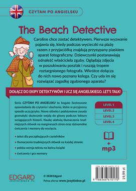 Detektywistka na plaży. Książka do nauki angielskiego 6+ | Fabryka Wafelków
