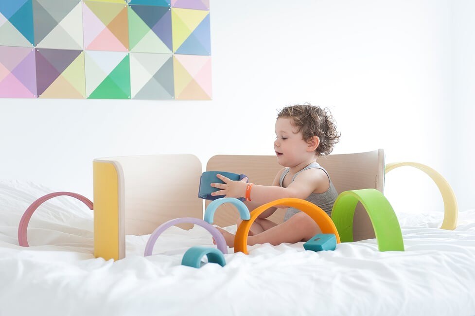 Wobbel Deska do balansowania XL różowa z filcem 115cm