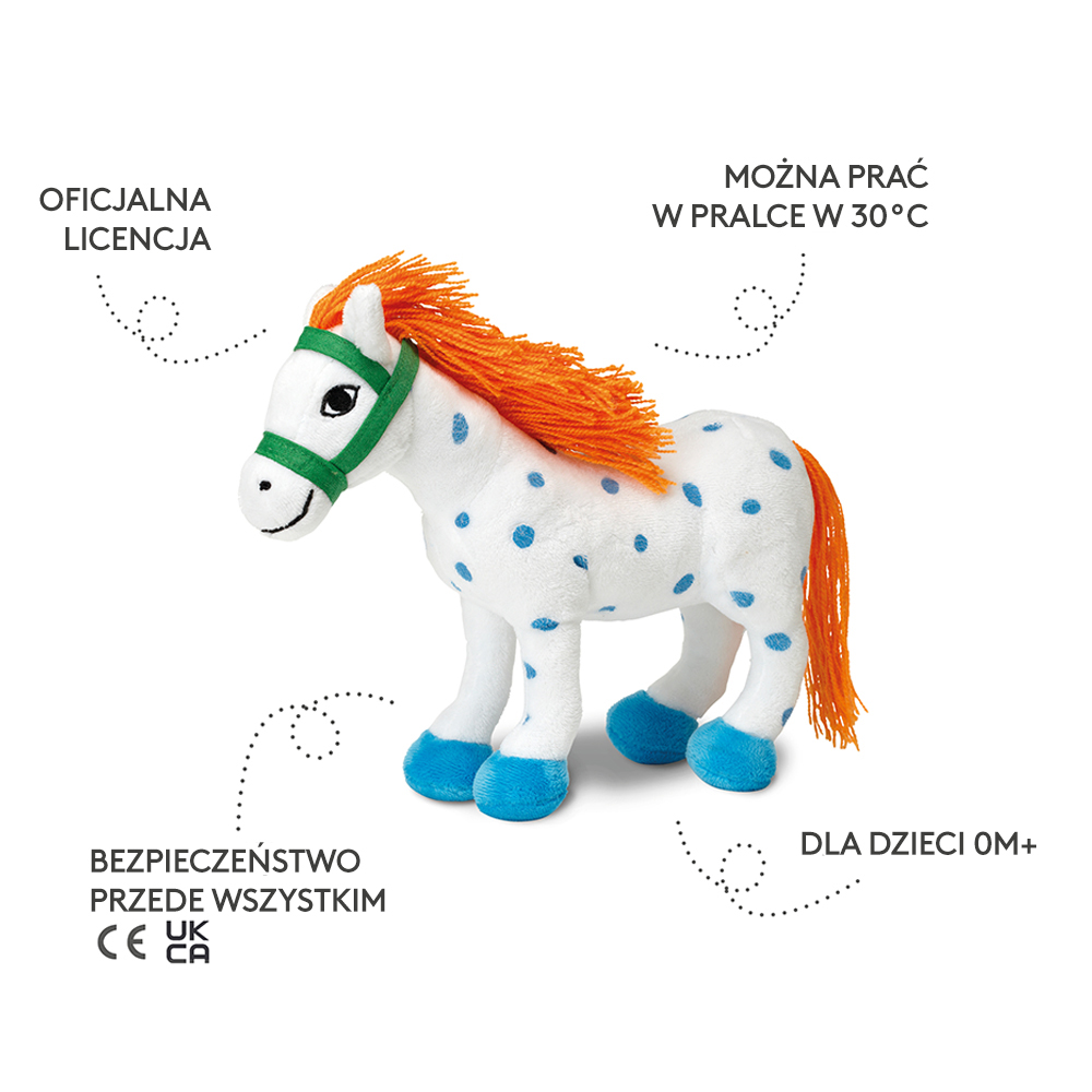 Maskotka Alfonso – koń z Pippi Langstrumpf, 30 cm
