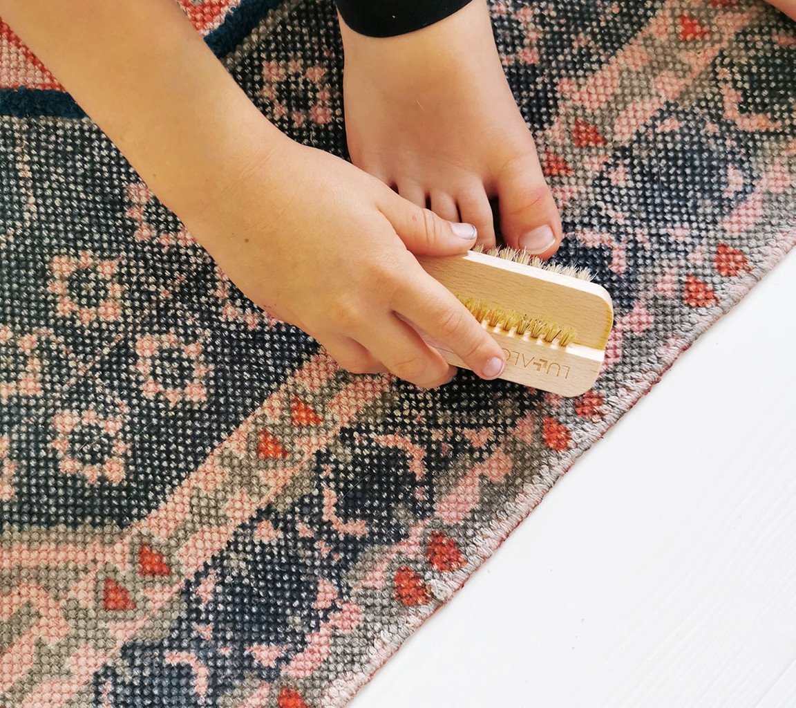 Lullalove Szczoteczka do paznokci naturalna dla dzieci i dorosłych