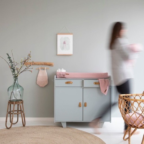 Little Dutch Śpiworek bawełniany Pure pink 110 cm