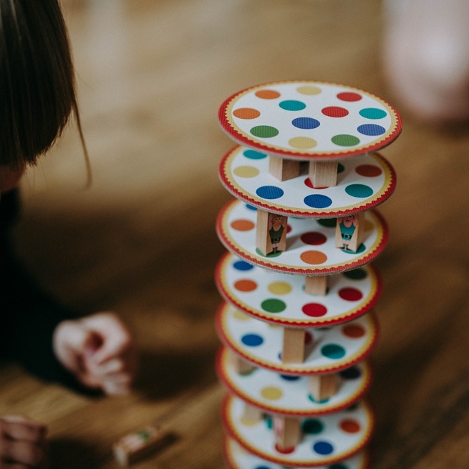 Janod Gra zręcznościowa Akrobaci 3+