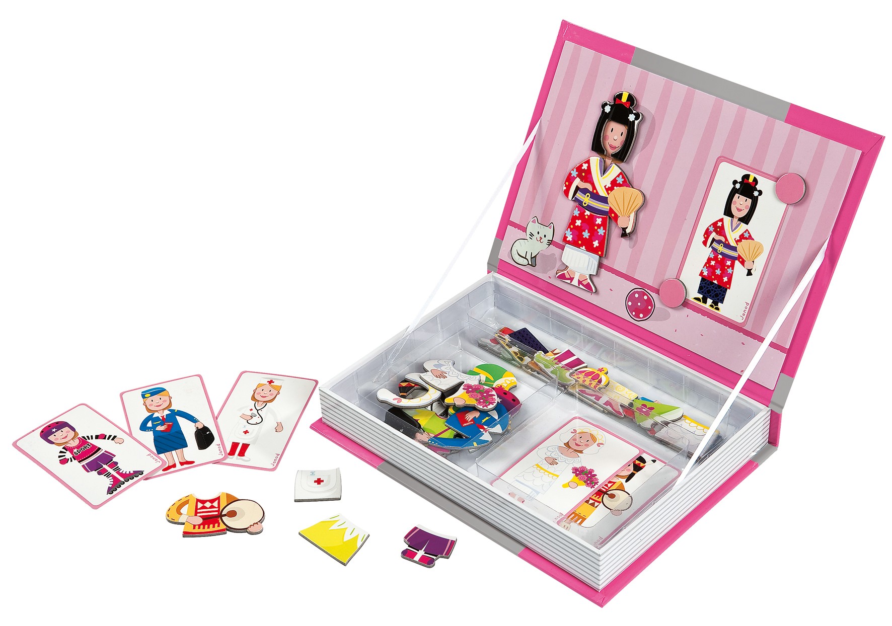 Janod Magnetyczna Układanka Dziewczynka 3-8 lat