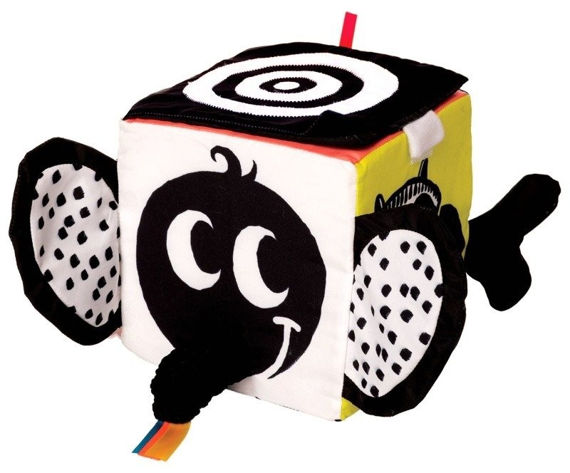 Manhattan Toy Miękka Kostka Edukacyjna Zoo 0+