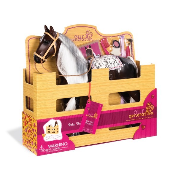 Our Generation Koń BOHO dla lalki 46cm - Czesanie i Stylizacja 3+
