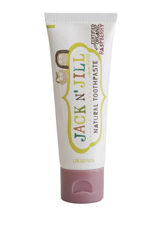 Jack N'Jill Pasta do zębów z ksylitolem i maliną 50g 10m+